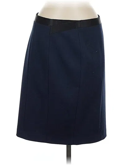 Pre-owned Tahari Formal Skirt In Blue