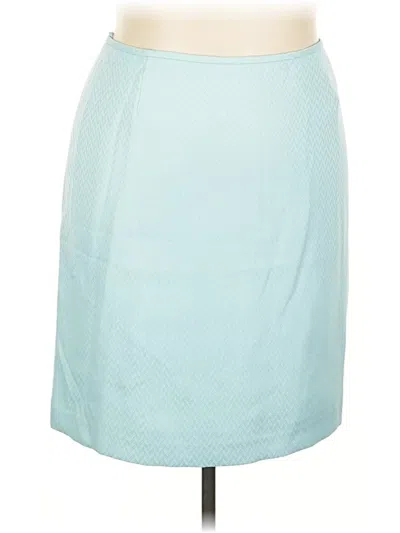 Pre-owned Tahari Formal Skirt In Blue