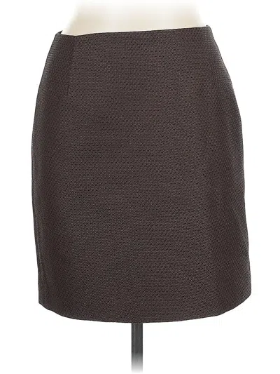 Pre-owned Tahari Formal Skirt In Brown