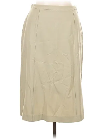 Pre-owned Tahari Formal Skirt In Brown