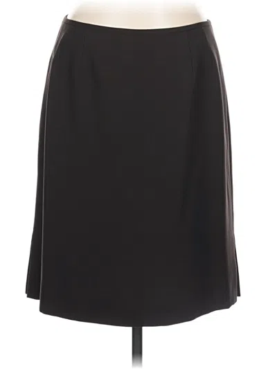 Pre-owned Tahari Formal Skirt In Brown