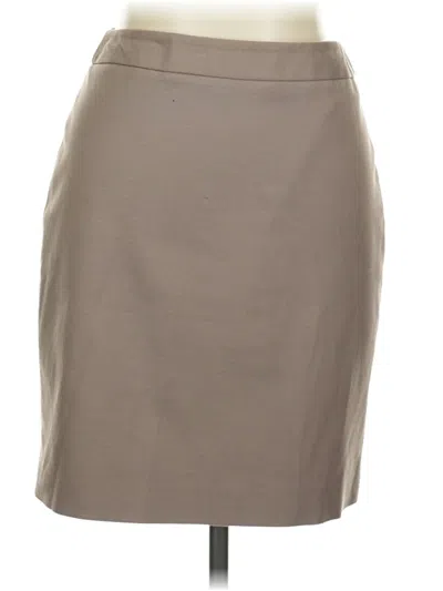Pre-owned Tahari Formal Skirt In Brown