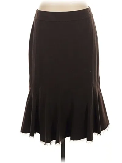 Pre-owned Tahari Formal Skirt In Brown