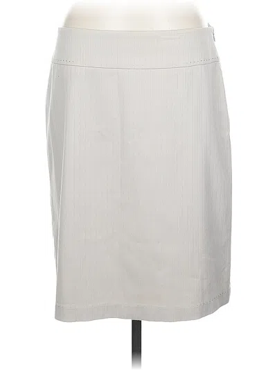 Pre-owned Tahari Formal Skirt In Gray