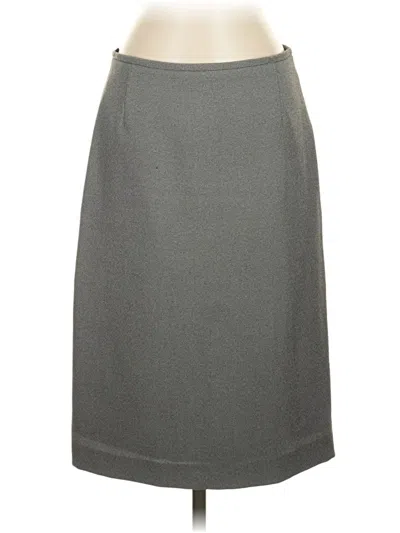 Pre-owned Tahari Formal Skirt In Gray