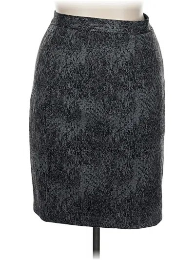 Pre-owned Tahari Formal Skirt In Gray