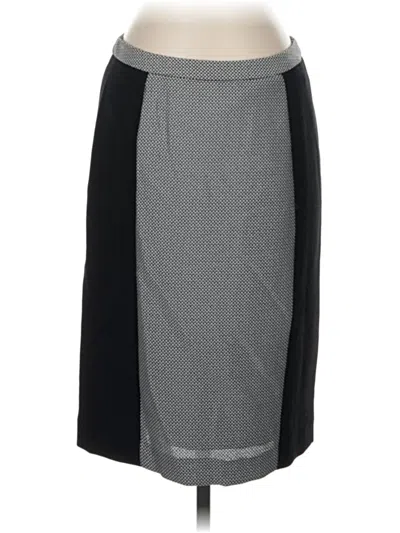 Pre-owned Tahari Formal Skirt In Gray