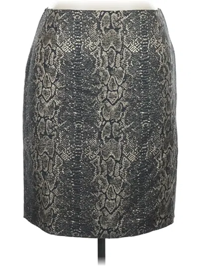 Pre-owned Tahari Formal Skirt In Gray