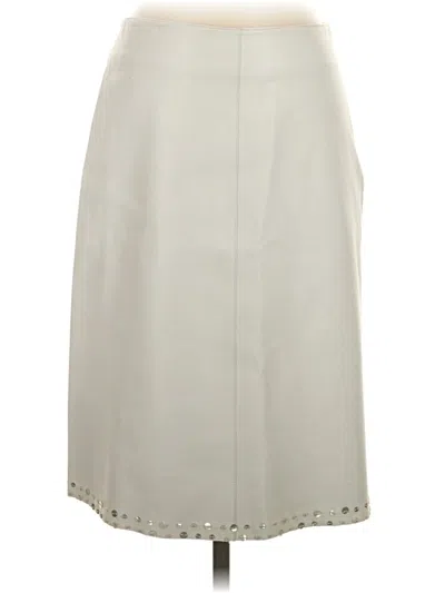 Pre-owned Tahari Formal Skirt In Ivory