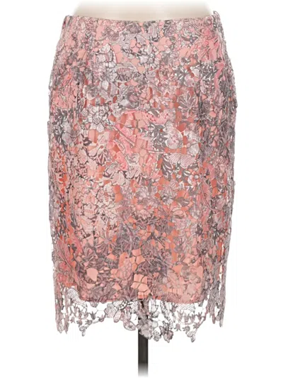 Pre-owned Tahari Formal Skirt In Pink