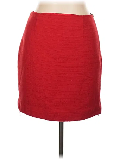 Pre-owned Tahari Formal Skirt In Red