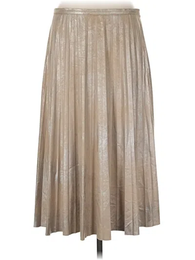 Pre-owned Tahari Formal Skirt In Tan