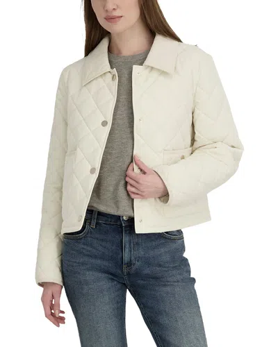 Tahari Haly Short Quilted Jacket In Neutral