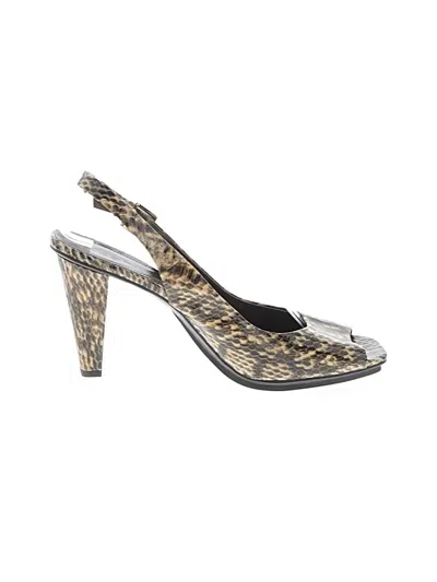 Pre-owned Tahari Heels In Brown