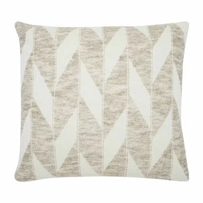 Tahari Home Amelia Diagonal Taupe Decorative Pillow, 20" X 20"