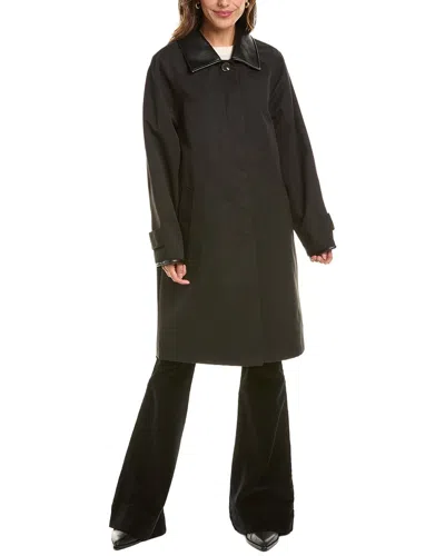 Tahari Ingrid Coat In Brown