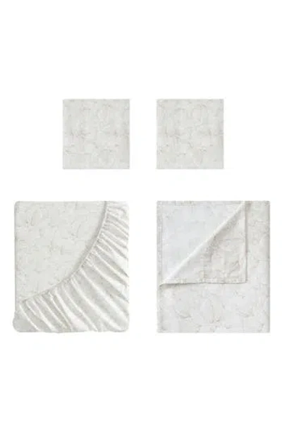 Tahari Inwood Four-piece Queen Sheet Set In White