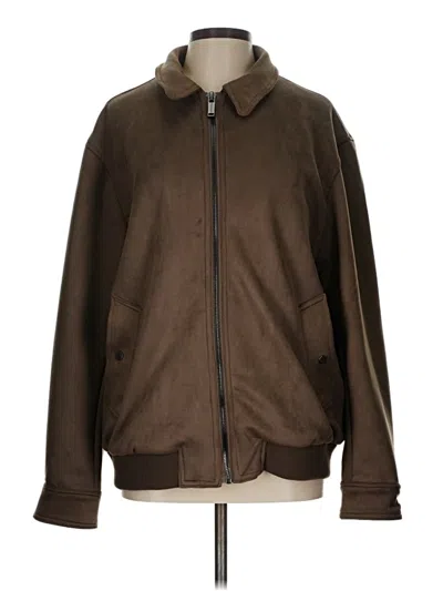 Pre-owned Tahari Jacket In Brown