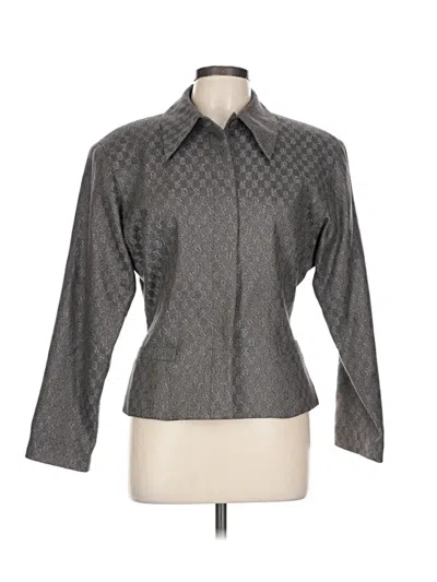 Pre-owned Tahari Jacket In Gray