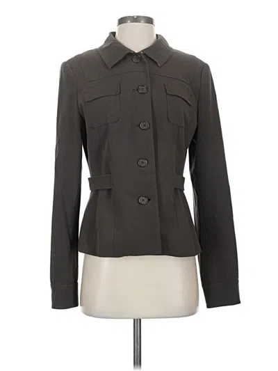 Pre-owned Tahari Jacket In Gray
