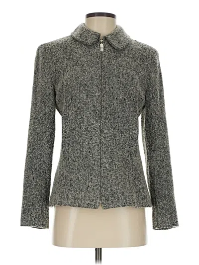 Pre-owned Tahari Jacket In Gray