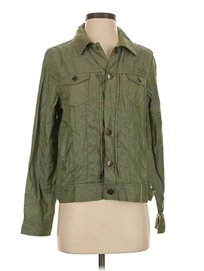 Pre-owned Tahari Jacket In Green
