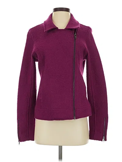 Pre-owned Tahari Jacket In Purple