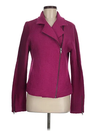 Pre-owned Tahari Jacket In Purple