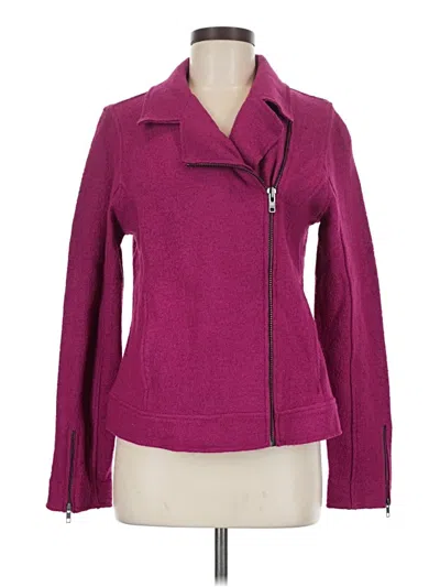 Pre-owned Tahari Jacket In Purple