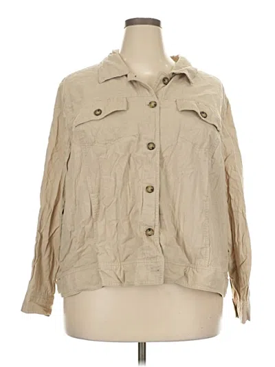 Pre-owned Tahari Jacket In Tan