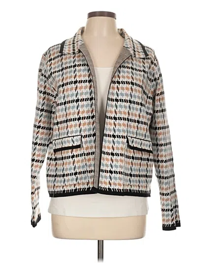 Pre-owned Tahari Jacket In Tan
