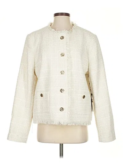 Pre-owned Tahari Jacket In White