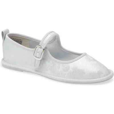 Tahari Jacquard Satin Mary Jane Flat