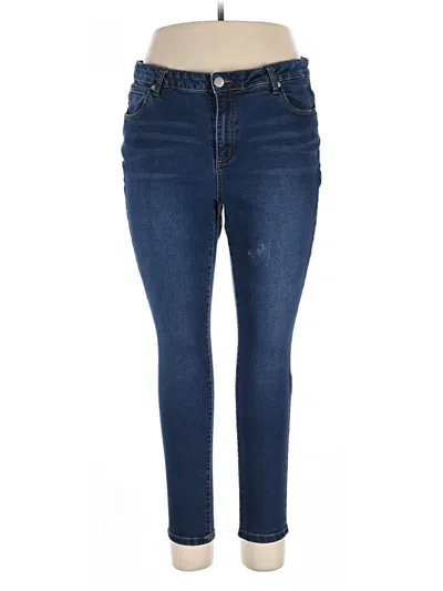 Pre-owned Tahari Jeans In Blue
