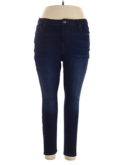Pre-owned Tahari Jeans In Blue