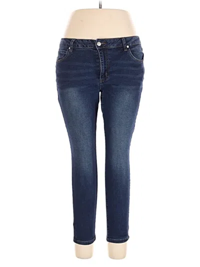 Pre-owned Tahari Jeans In Blue