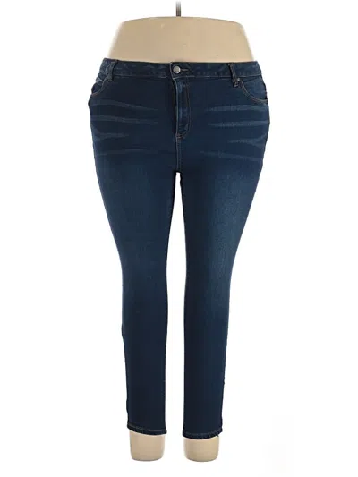 Pre-owned Tahari Jeans In Blue