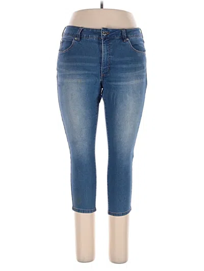Pre-owned Tahari Jeans In Blue