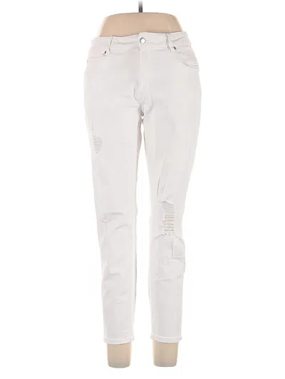 Pre-owned Tahari Jeans In White