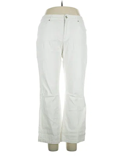 Pre-owned Tahari Jeans In White