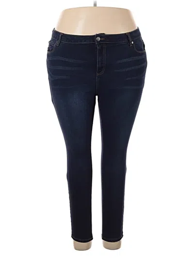 Pre-owned Tahari Jeggings In Blue