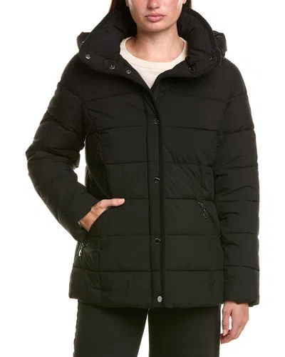 Tahari June Puffer Coat In Multi
