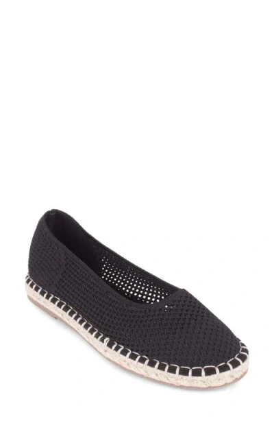 Tahari Juniper Esapdrille Ballet Flat In Black
