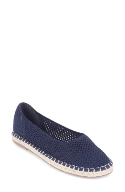 Tahari Juniper Esapdrille Ballet Flat In Blue