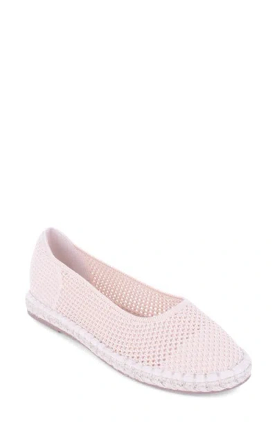 Tahari Juniper Esapdrille Ballet Flat In Pink