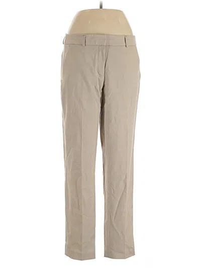 Pre-owned Tahari Khaki Pant In Tan