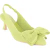 Tahari Lagos Slingback Pump In Green