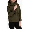 Tahari Leone Softshell Bomber Jacket In Green