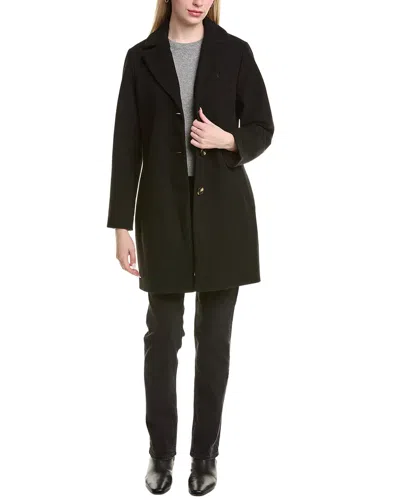 Tahari Lina Medium Coat In Black