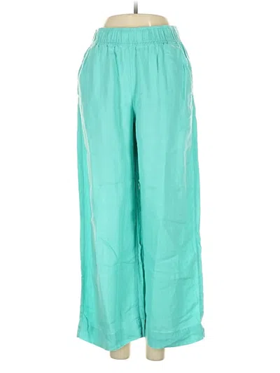 Pre-owned Tahari Linen Pants In Blue